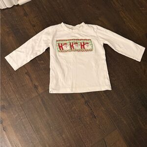 Kids White Holiday 'Ho Ho Ho' Long-Sleeve Shirt